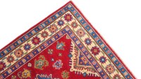 Preview: Kazak Teppich 80x300 Handgeknüpft Läufer rot Geometrisch Orientalisch UNIKAT Kurzflor Preview: Kazak Teppich 80x300 Handgeknüpft Läufer rot Geometrisch Orientalisch UNIKAT Kurzflor