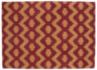 Preview: Handgefertigter Wollteppich 160x230 Rot Durchgemustert Handarbeit Handtuft Modern Preview: Handgefertigter Wollteppich 160x230 Rot Durchgemustert Handarbeit Handtuft Modern
