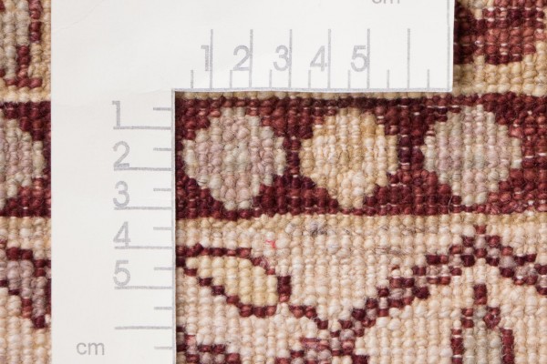 Afghan Chobi Ziegler 90x300 Handgeknüpft Teppich Läufer Beige Orientalisch