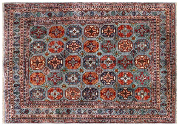 Afghan Ziegler Khorjin Ariana Rug 200x300 Hand Knotted Gray Patterned Orient