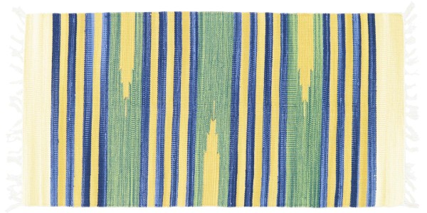 Brightly colored kilim rug 60x120, hand-woven, multicolored stripes, hand-woven