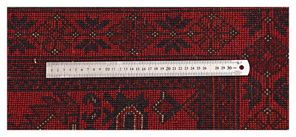 Afghan Khal Mohammadi Teppich 120x200 Handgeknüpft Braun Geometrisch Orient Kurzflor
