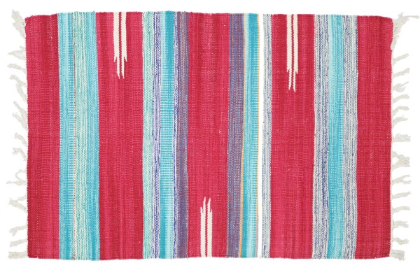 Brightly colored kilim rug 60x90 hand-woven, multicolored, striped, hand-woven