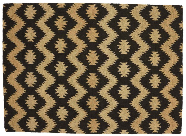 Handmade Wool Rug 160x230 Brown Patterned Hand Tuft Modern