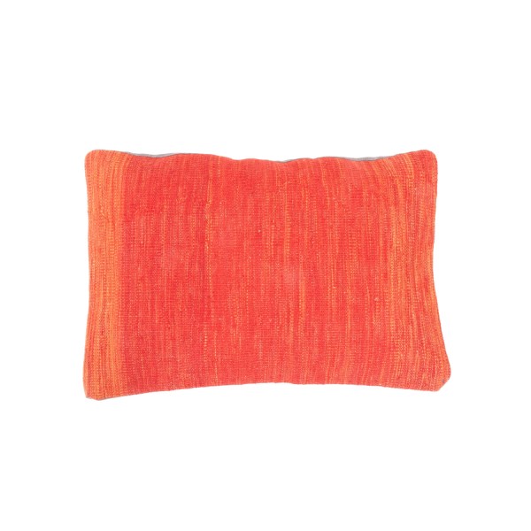 Kilim Cushion Cover Cushion Cover Maimana Poshti Rug 40x60 Handwoven Red Geometric
