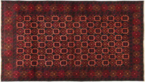 Afghan Belutsch Baluch 120x180 Handgeknüpft Orientteppich Dunkelblau