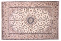 Preview: Perser Isfahan 250x350 Handgeknüpft Teppich Beige Orientalisch Kurzflor Orient Preview: Perser Isfahan 250x350 Handgeknüpft Teppich Beige Orientalisch Kurzflor Orient