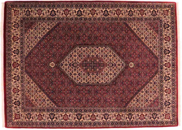 Bidjar 14/70 180x250 Handgeknüpft Teppich Mehrfarbig Geometrisch Muster