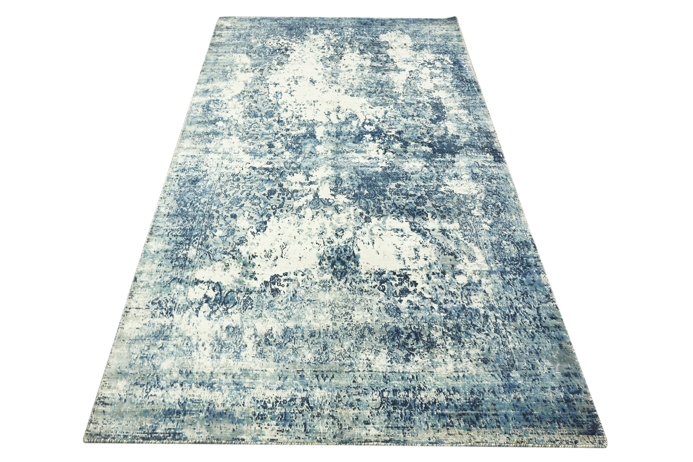 Handgeknüpfte teppiche  Kasan Med Blau 150X230 cm 