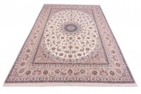 Preview: Perser Isfahan 250x350 Handgeknüpft Teppich Beige Orientalisch Kurzflor Orient Preview: Perser Isfahan 250x350 Handgeknüpft Teppich Beige Orientalisch Kurzflor Orient