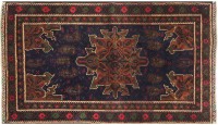 Vorschau: Afghan Gebetsteppich Belutsch Teppich 90x150 Handgeknüpft Grau Geometrisch Orient Vorschau: Afghan Gebetsteppich Belutsch Teppich 90x150 Handgeknüpft Grau Geometrisch Orient